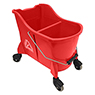 Dual Cavity Mop Bucket - Red